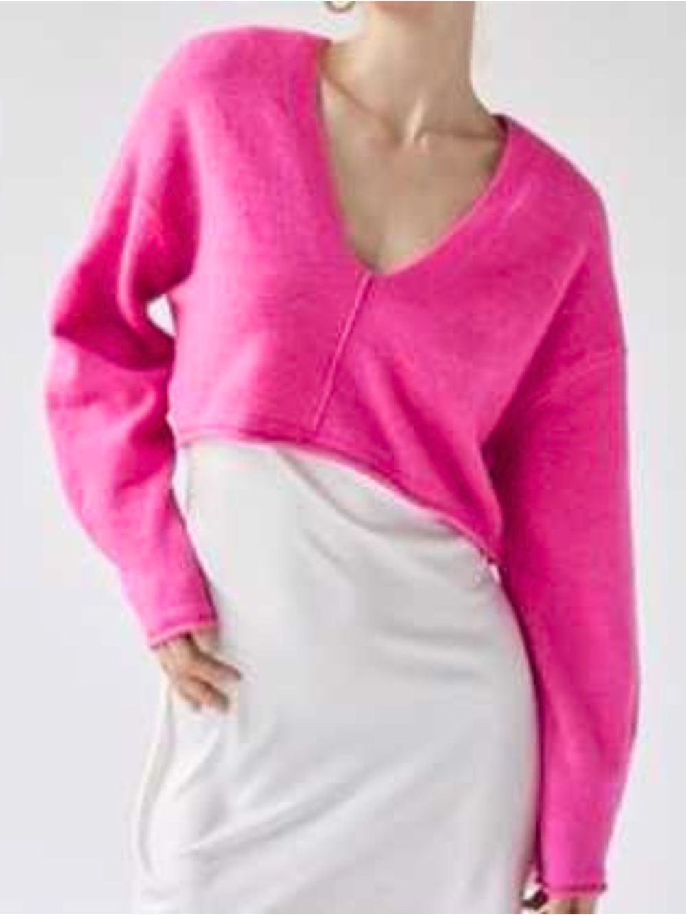 Urban Outfitters BDG Cropped V-Neck Sweater